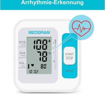 Produktbild MedGram Oberarm-Blutdruckmessgerät B26