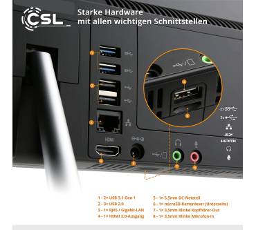 Produktbild CSL Computer Unity F24B-GLS