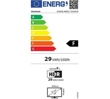 Produktbild ViewSonic VA3456-MHDJ