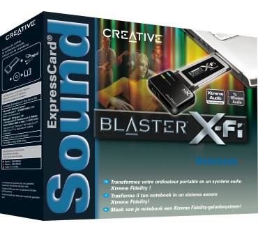 Produktbild Creative Sound Blaster X-Fi ExpressCard + Wireless Receiver