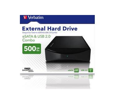 Produktbild Verbatim Externe eSATA/USB-Combo-Festplatte (500 GB)