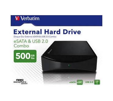 Produktbild Verbatim Externe eSATA/USB-Combo-Festplatte (500 GB)