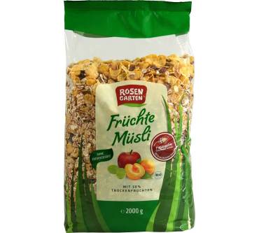 Produktbild Rosengarten Früchte-Müsli (Bio)