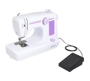 Produktbild AmazonBasics 16-Stich-Mini-Haushalts-Nähmaschine