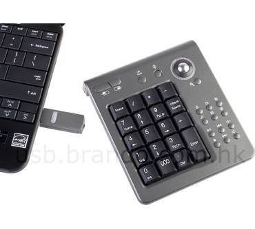 Produktbild Brando USB Wireless Keypad with Tracking Ball