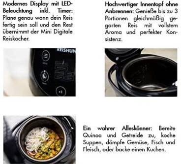 Produktbild Reishunger Digitaler Mini Reiskocher