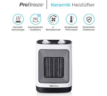 Produktbild ProBreeze 2000W Mini-Keramik-Heizlüfter