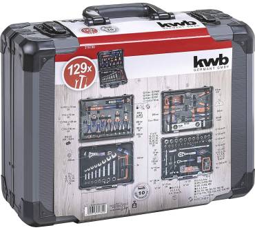 Produktbild KWB Professional Werkzeugkoffer 129-tlg. (370780)