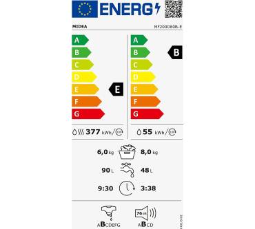 Produktbild Midea MF200D80B/E