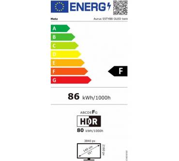 Produktbild Metz Aurus 55 TY88 OLED Twin