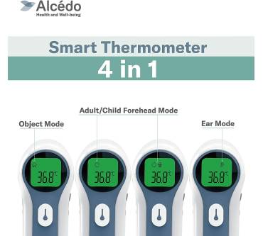 Produktbild Alcédo Stirn- und Ohrthermometer AE171