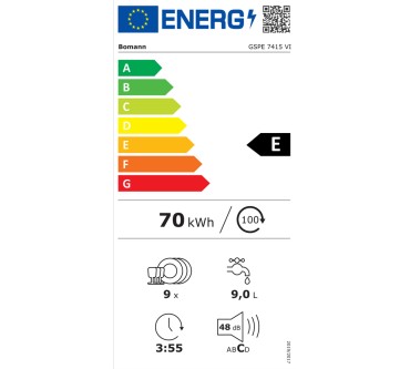 Produktbild Bomann GSPE 7415 VI