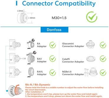 Produktbild Meross Smart Thermostat Starter Kit (MTS150H)