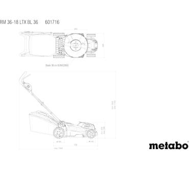 Produktbild Metabo RM 36-18 LTX BL 36