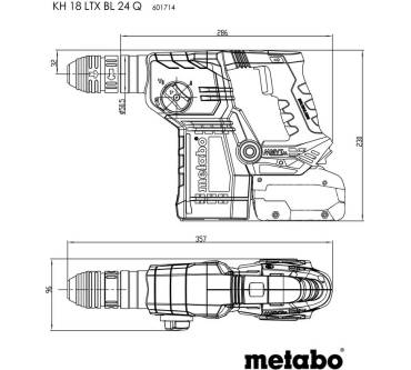 Produktbild Metabo KH 18 LTX BL 24 Q