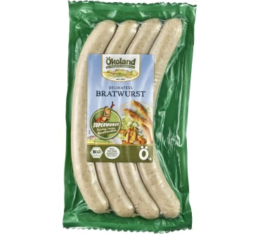 Produktbild Ökoland Bioland Delikatess-Bratwurst