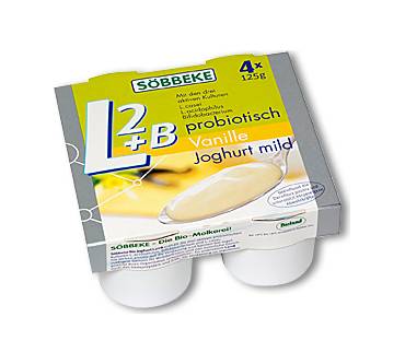 Produktbild Söbbeke L2+B Joghurt mild probiotisch Vanille