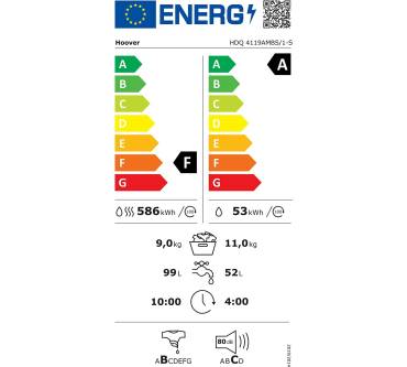 Produktbild Hoover H-WASH&DRY 500 HDQ 4119AMBS/1-S