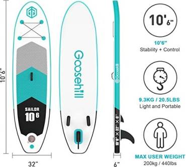 Produktbild Goosehill Aufblasbares All-Around-Paddle-Board