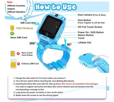 Produktbild LiveGo Kids Smartwatch 4G