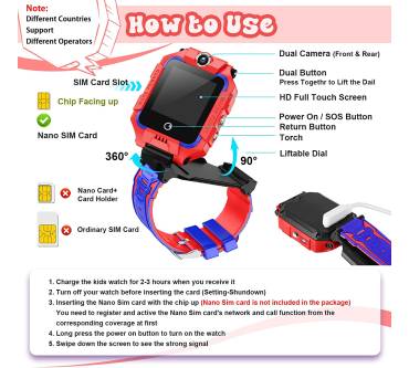 Produktbild LiveGo Kids Smartwatch 4G