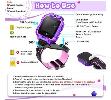 Produktbild LiveGo Kids Smartwatch 4G