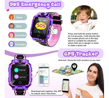 Produktbild LiveGo Kids Smartwatch 4G