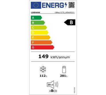 Liebherr CBNes sehr BioFresh zum NoFrost energieeffiziente 5775 Unsere Analyse Premium | Kühlschrank