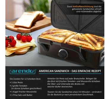 Produktbild Arendo Sandwichmaker