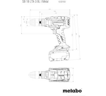 Produktbild Metabo SB 18 LTX-3 BL I Metal