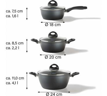 Produktbild StoneLine Ceramic Topfset, 6-teilig