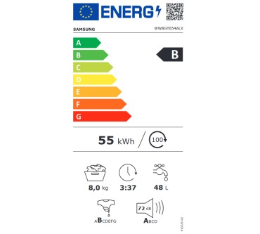 Produktbild Samsung WW8GT654ALX/S2 WW6500T