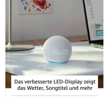 Produktbild Amazon Echo Dot (5. Generation, 2022) mit Uhr