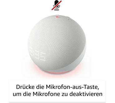 Produktbild Amazon Echo Dot (5. Generation, 2022) mit Uhr