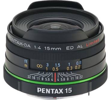 Produktbild Pentax smc DA 15 mm / 4,0 ED AL Limited