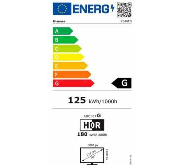 Produktbild Hisense 70A6FG