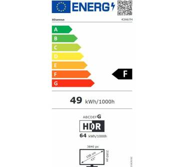 Produktbild Hisense 43A67H