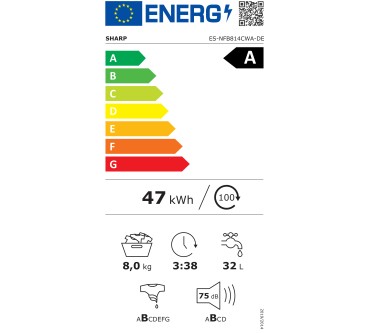 Produktbild Sharp ES-NFB814CWA-DE