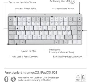 Produktbild Logitech MX Mechanical Mini for Mac