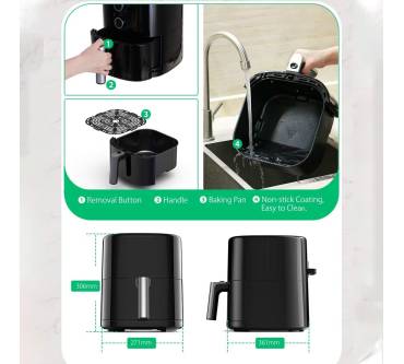 Produktbild BlitzHome BH-AF2 AirFryer