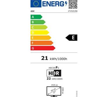 Produktbild AOC 27V5CE/BK