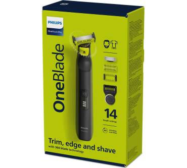 Philips ONEBLADE PRO 360 QP6651/30 FACE & BODY - Rasierapparat - schwarz 