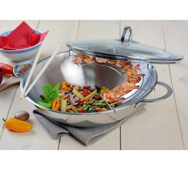 Produktbild GRÄWE Edelstahl Wok (32 cm)