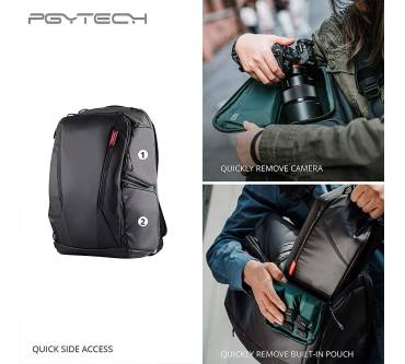 Produktbild PGYTECH OneMo Backpack 25L mit Umhängetasche