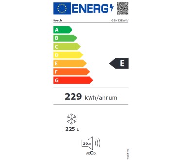 Produktbild Bosch Serie 4 GSN33EWEV