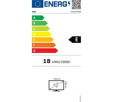 Produktbild AOC 25G3ZM/BK