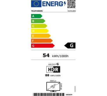 Produktbild Telefunken XU43L800