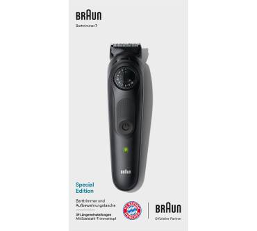 Produktbild Braun BeardTrimmer Series 7 FC Bayern Limited Edition