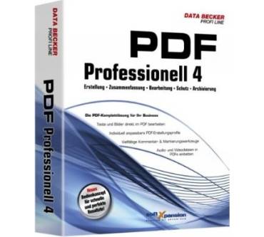 Produktbild Data Becker PDF Professionell 4