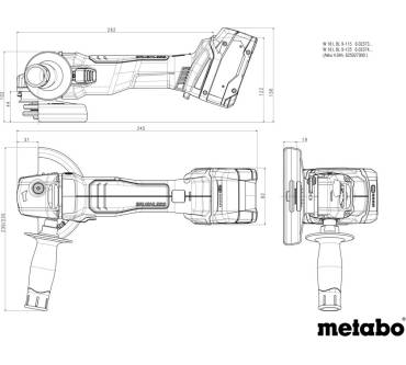 Produktbild Metabo W 18 L BL 9-115